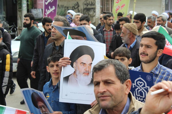 راهپیمایی روز قدس بندپی شرقی