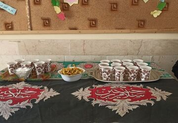 ایستگاه صلواتی در مدرسه حضرت زینب برپا شد
