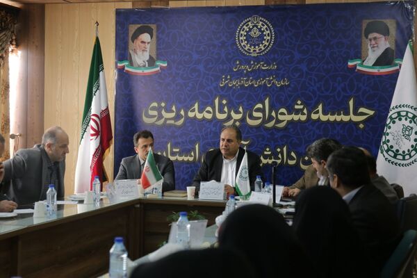 جلسه شورای برنامه‌ریزی سازمان دانش‌آموزی آذربایجان شرقی