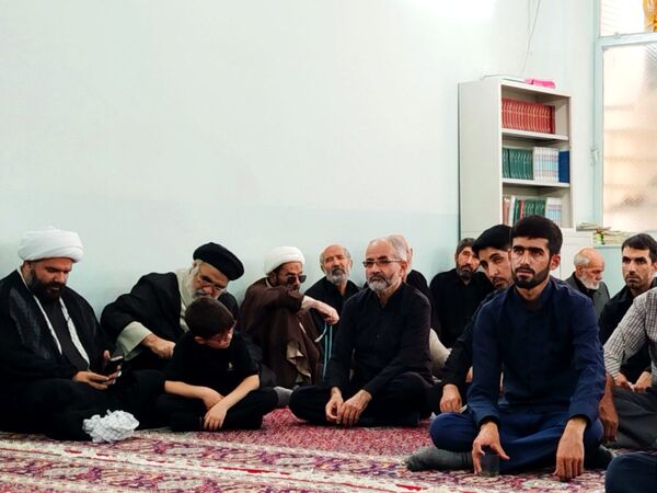 مجلس عزای حسینی در حوزه علمیه امام صادق (ع) کاشمر