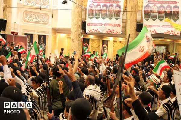 مراسم گرامیداشت شهدای استان چهارمحال و بختیاری در جنگ رمضان