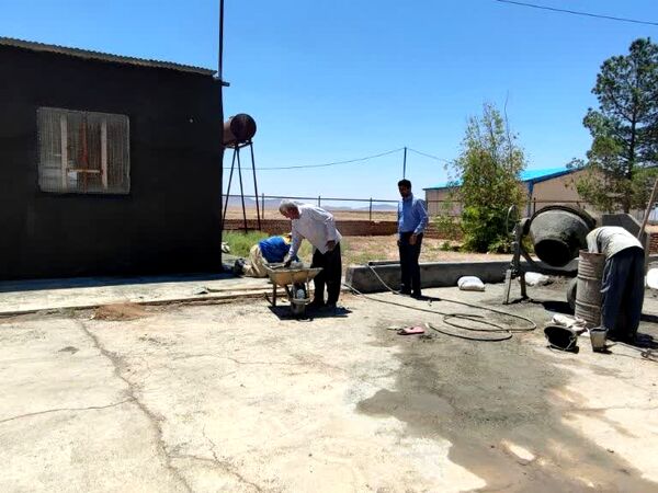 فدافن در مسیر آبادانی