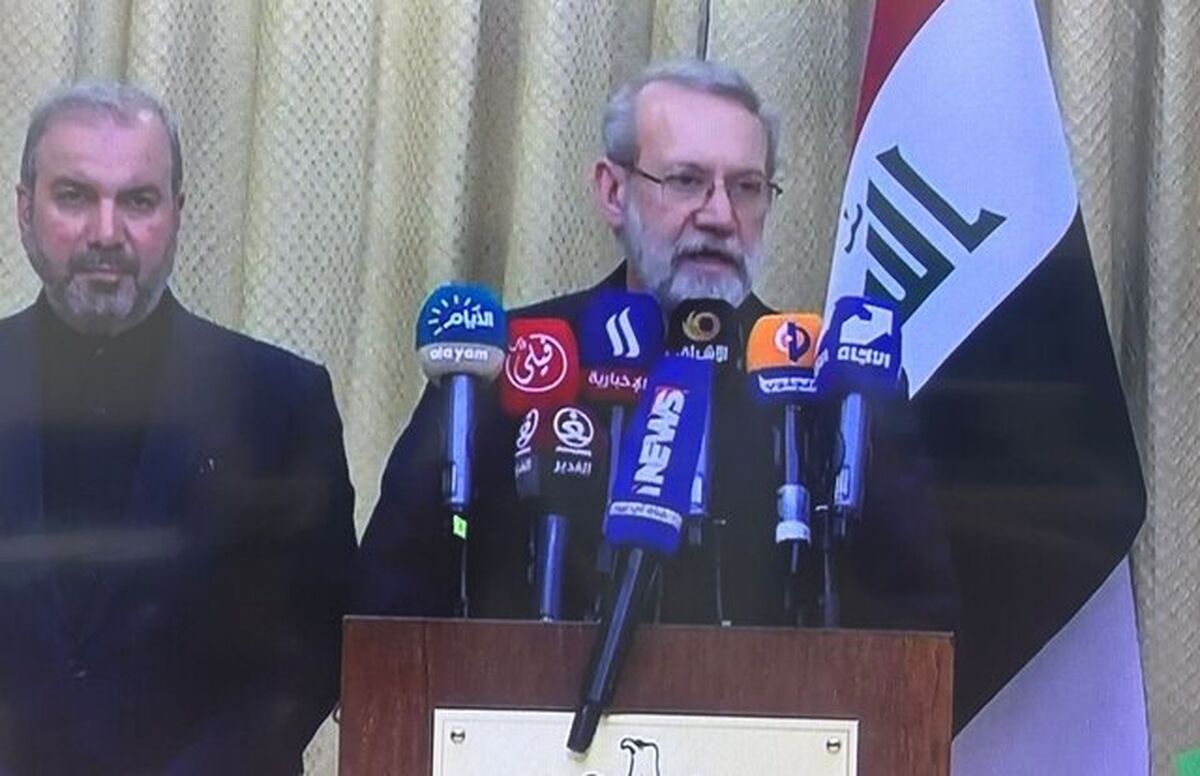 توضیح لاریجانی درباره امضای یادداشت تفاهم امنیتی میان ایران و عراق