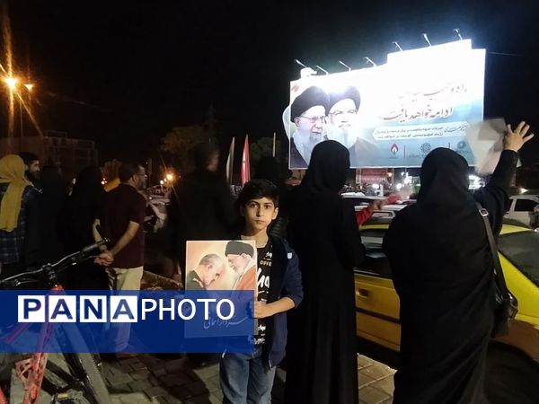 خروش مردم دار المومنین کاشان در میدان جهاد