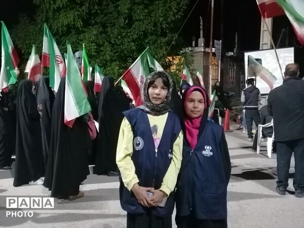 شکوه بصیرت  مردم ولایت مدار شهر بار برای دفاع از وطن 
