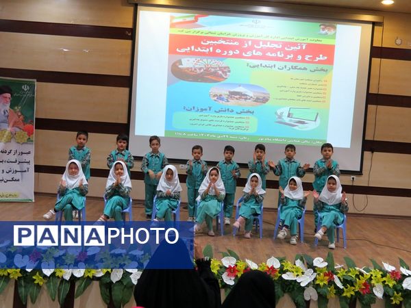 آیین تجلیل از منتخبان طرح و برنامه‌های دوره ابتدایی استان خراسان شمالی