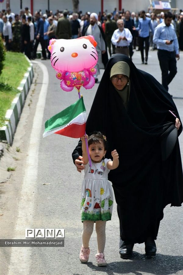 راهپیمایی روز قدس در بابل