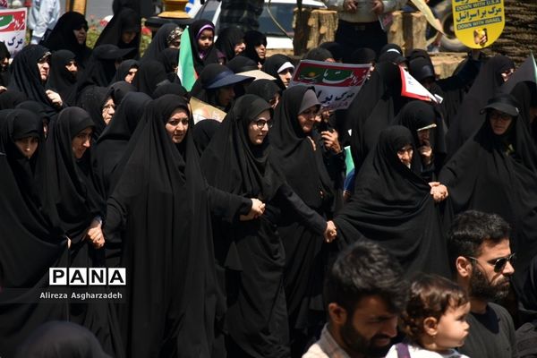 راهپیمایی روز قدس در بابلسر