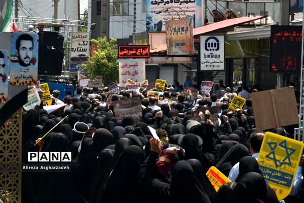 راهپیمایی روز قدس در بابلسر