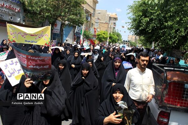 حضور پرشور مردم اسلامشهردر راهپیمایی روز جهانی قدس
