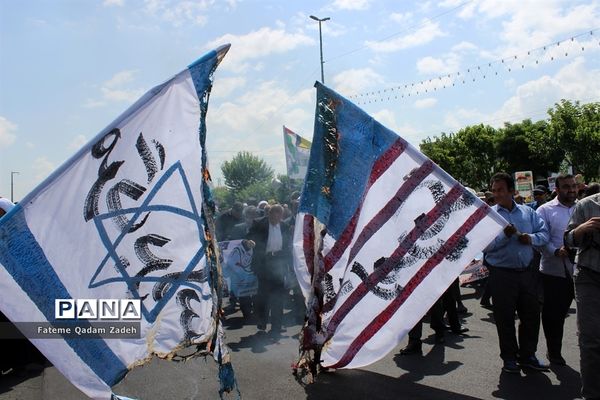 حضور پرشور مردم اسلامشهردر راهپیمایی روز جهانی قدس