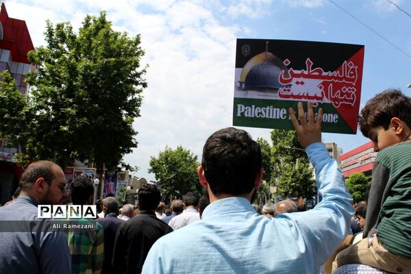 راهپیمایی روز قدس در قائم‌شهر