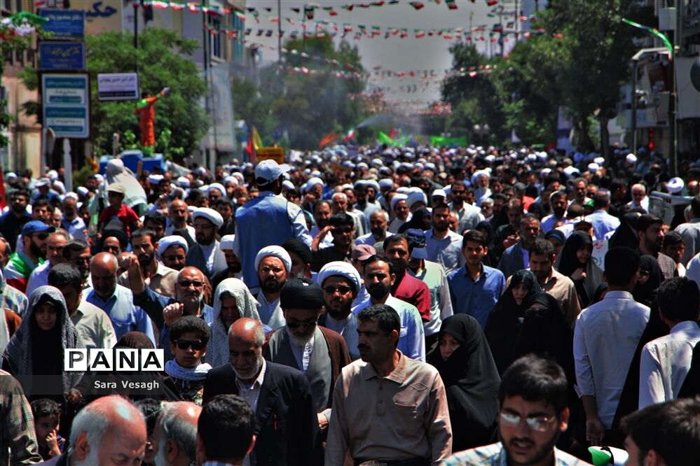 راهپیمائی روز جهانی قدس د ر  قم
