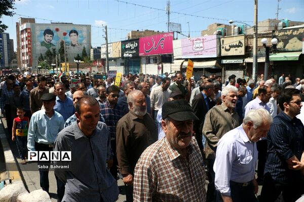 راهپیمایی بزرگ مردم شهرقدس در روز جهانی قدس