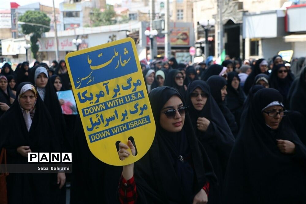 راهپیمایی بزرگ مردم شهرقدس در روز جهانی قدس