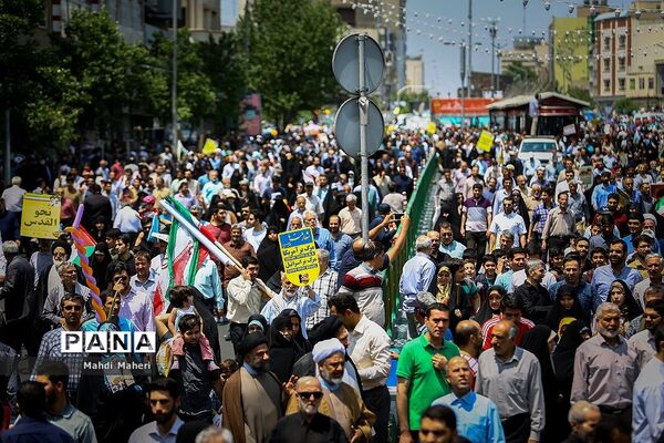 راهپیمایی روز جهانی قدس در تهران-1