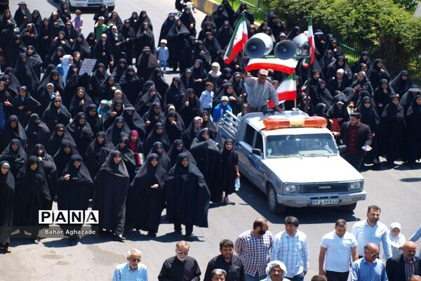 حضور باشکوه مردم فشافویه در راهپیمایی روز جهانی قدس