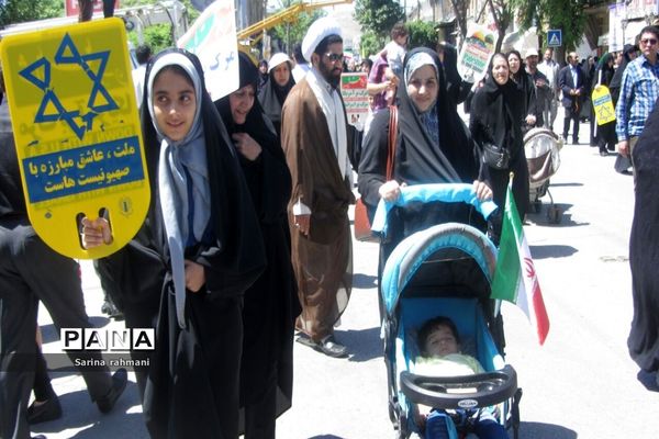 راهپیمایی روز قدس در کرمانشاه