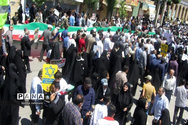 راهپیمایی روز قدس در کرمانشاه