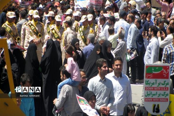 راهپیمایی روز قدس در کرمانشاه