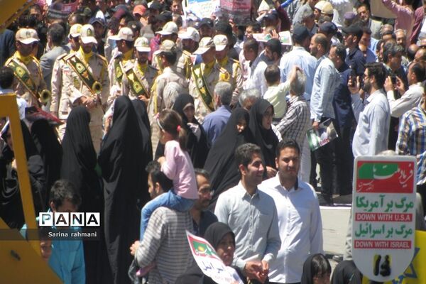 راهپیمایی روز قدس در کرمانشاه