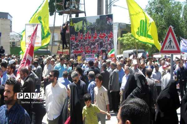 راهپیمایی روز قدس در کرمانشاه