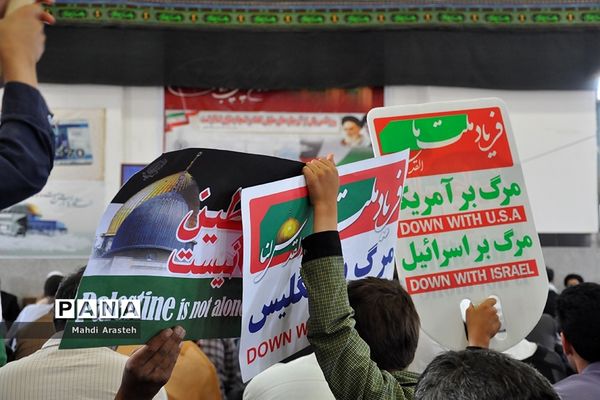 راهپیمایی روزجهانی قدس درشهرستان خوسف خراسان جنوبی