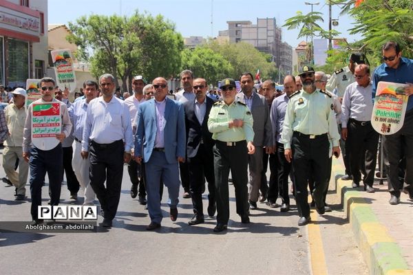 راهپیمایی روز جهانی قدس در بوشهر-1