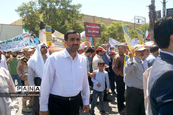 راهپیمایی روز جهانی قدس در بوشهر-1