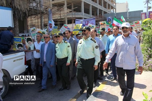 راهپیمایی روز جهانی قدس در بوشهر-۲