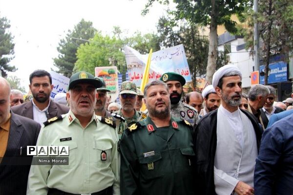 راهپیمایی روز قدس در خراسان شمالی