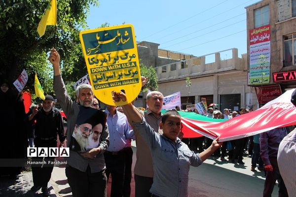 حضور پر شور مردم  استان همدان در راهپیمایی روز قدس