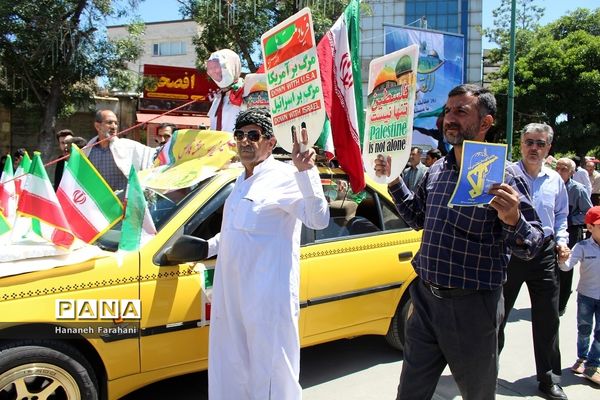 حضور پر شور مردم  استان همدان در راهپیمایی روز قدس