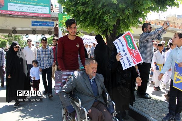 حضور پر شور مردم  استان همدان در راهپیمایی روز قدس