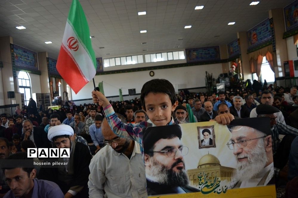 راهپیمایی روز قدس در شهرستان خوسف