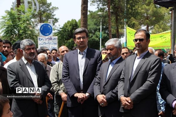 برگزاری راهپیمایی عظیم روز قدس در یزد