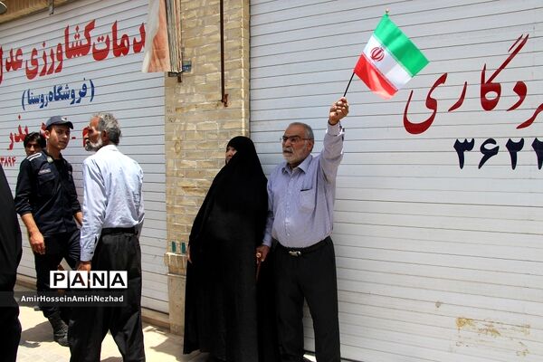 برگزاری راهپیمایی عظیم روز قدس در یزد
