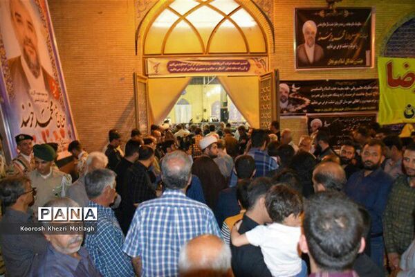 مراسم وداع با امام جمعه شهرستان کازرون