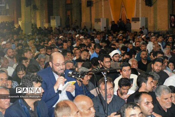 مراسم وداع با امام جمعه شهرستان کازرون