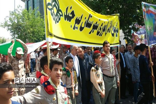 راهپیمایی روز جهانی قدس در بیرجند
