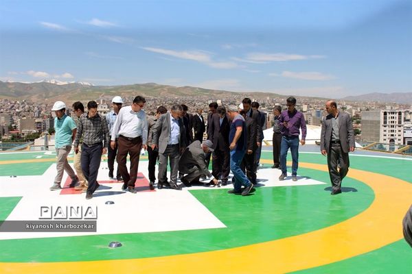 بازدید استاندار آذربایجان غربی از پروژه بیمارستان فوق تخصصی زنان ارومیه