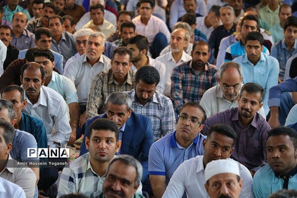 برگزاری نماز عید سعید فطر در مصلی جزیره کیش