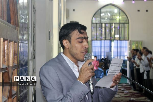 اقامه نماز عید سعید فطر در خاوران شهرستان جهرم