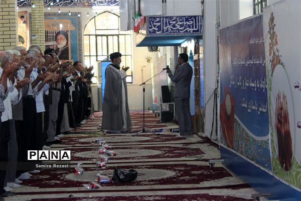 اقامه نماز عید سعید فطر در خاوران شهرستان جهرم