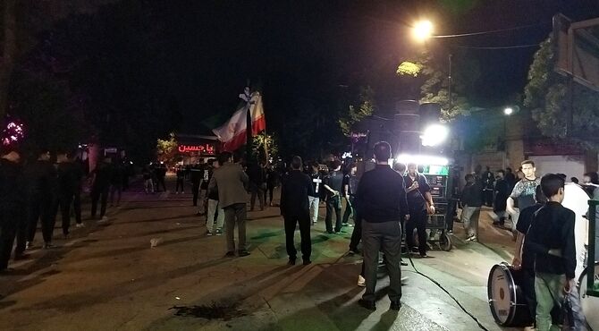 مراسم شب عاشورای ۱۴۰۵ در نیشابور 