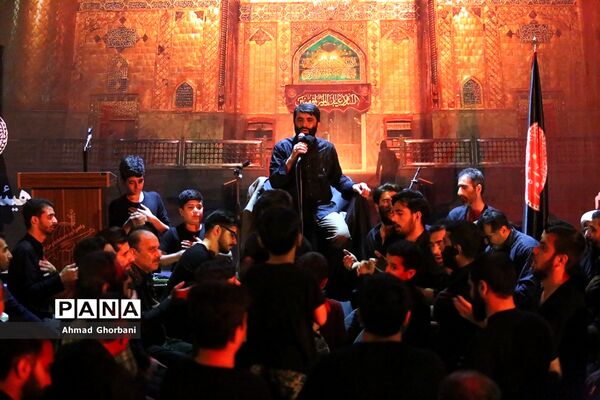 مراسم شب احیا در حسینیه عاشقان ساری