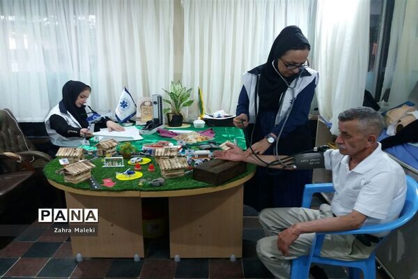 افتتاحیه طرح بسیج کنترل فشارخون درمحمودآباد
