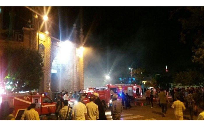 آتش‌سوزی در ‏حرم حضرت معصومه (س) خاموش شد