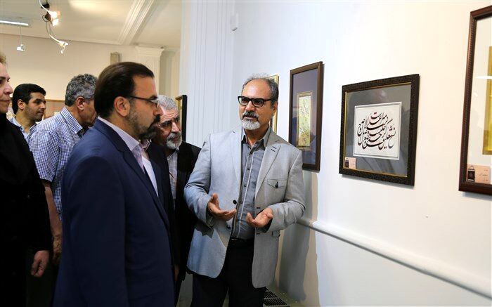 نمایشگاه آثار منتخب کنگره ملی «میرعلی تبریزی» در تبریز آغاز به کار کرد