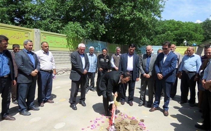 کلنگ زنی افزایش فضای آموزشی دبستان شهید خسروی کهنمو